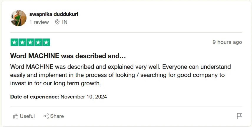 Swapnikka Testimonial