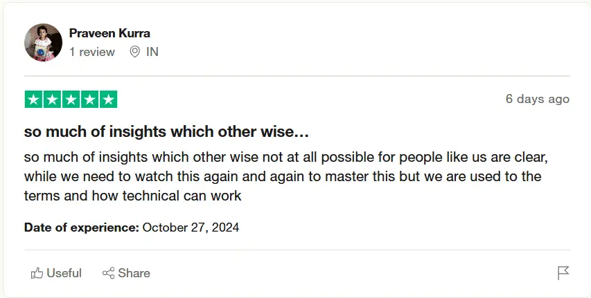Praveen Kurra Testimonial